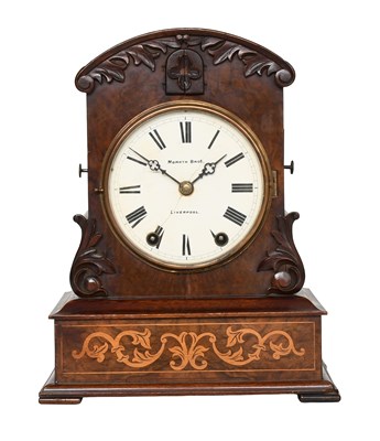 Lot 264 - A German Mahogany Cuckoo Table Clock, retailed...