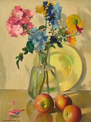 Lot 1017 - Robert Duckworth Greenham (1906-1975) "Flowers...
