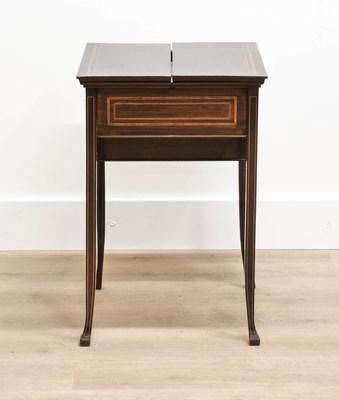 Lot 599 - A Mahogany, Tulipwood-Banded and...