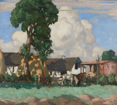 Lot 333 - James Wright (c.1885-1947) "Uncertain weather"...