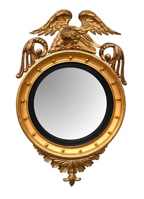 Lot 528 - A Regency-Style Carved Giltwood and...
