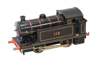 Lot 3387 - Bing O Gauge Live Steam 0-4-0T Locomotive 112