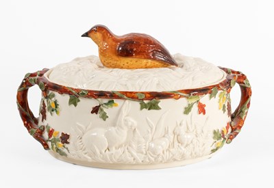 Lot 71 - A George Jones Pottery Game Pie Dish and Cover,...