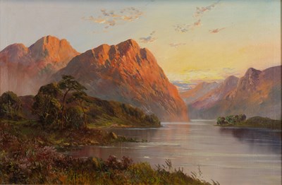 Lot 356 - Joel Owen (20th Century) "A glorious sunset on...