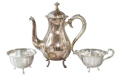 Lot 69 - A Three-Piece Scandinavian Silver...