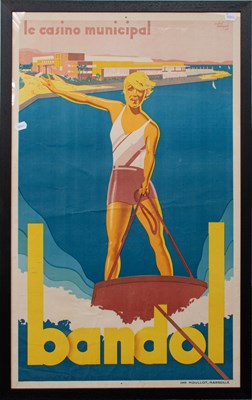 Lot 3209 - Bandol - Le Casino Municipal Advertising Poster