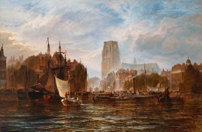 Lot 1063 - Henry Thomas Dawson RBA (1841/42-1896) "Steam...
