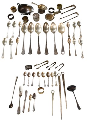 Lot 95 - A Collection of Assorted Silver and Silver...