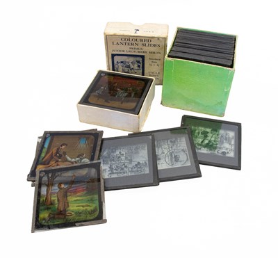 Lot 3205 - Walt Disney Three Little Pigs Magic Lantern Slides