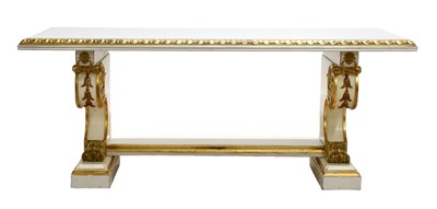 Lot 539 - A Reproduction White-Lacquered Beech and...