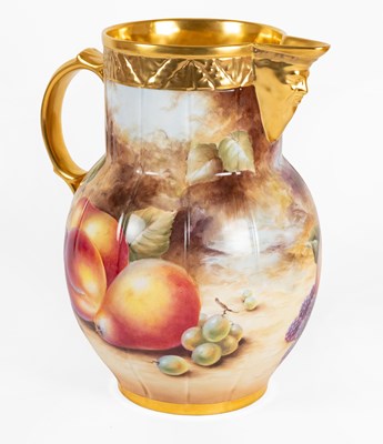 Lot 101 - A Royal Worcester Porcelain "Pineapple Mask...