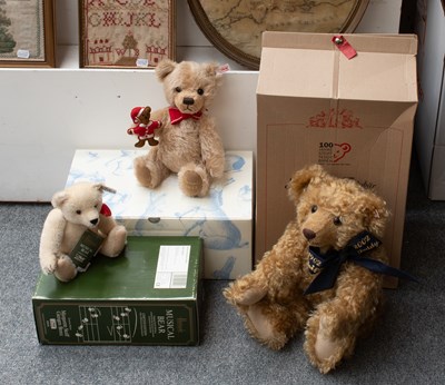 Lot 1025 - Modern Steiff Bears, comprising a 'Centenary...