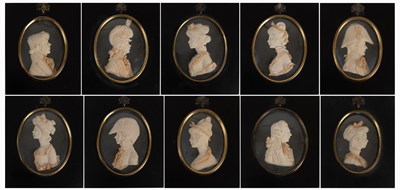 Lot 179 - Leslie Ray (20th Century) London: Ten Wax...