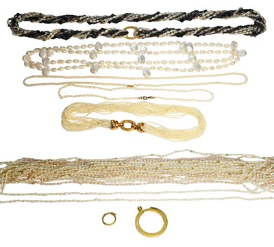 Lot 238 - A Quantity of Cultured Pearl Necklaces, of...