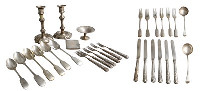 Lot 126 - A Collection of Assorted Silver and Silver...