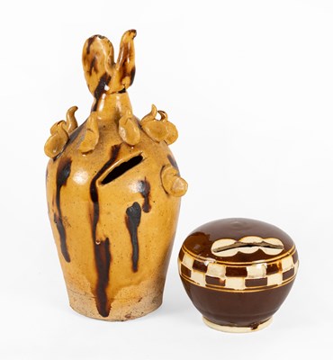 Lot 64 - A Yorkshire Slipware Moneybox, early 20th...