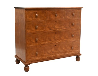 Lot 589 - A Gillows of Lancaster Satin Birch...