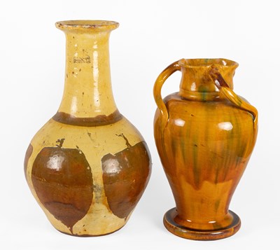 Lot 63 - A Ewenny Pottery Three-Handled Vase, decorated...