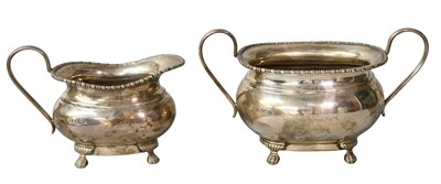 Lot 5 - A George V Silver Cream-Jug and Sugar-Bowl, by...