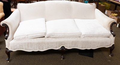 Lot 1172 - An Early 20th Century Camel Back Three-Seater...