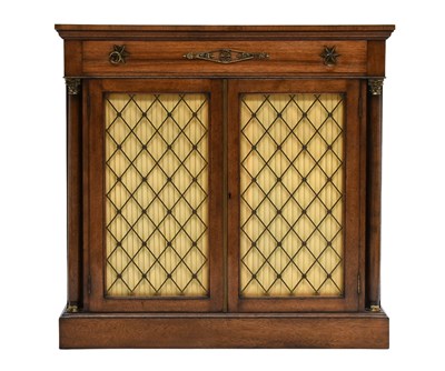 Lot 513 - A Regency-Style Mahogany, Crossbanded and Gilt-...