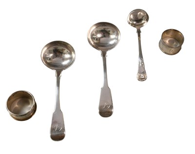 Lot 104 - A Collection of Assorted Silver, comprising a...