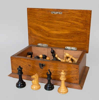 Lot 319 - A Chess Set, in the Manner of Staunton, one...