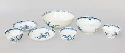 Lot 320 - Liverpool Porcelain Slop Bowl, Three Mansfield...