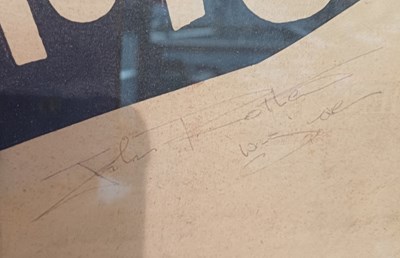 Lot 3194 - Sex Pistols Signed Advertisement