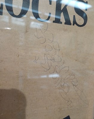 Lot 3194 - Sex Pistols Signed Advertisement