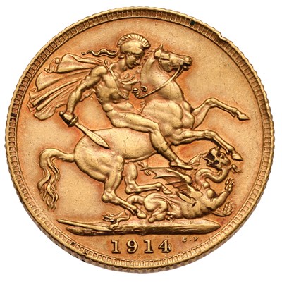 Lot 249 - George V, Sovereign 1914; very fine