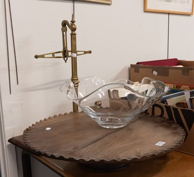 Lot 371 - A Victorian Mahogany Oak Lazy Susan, with...