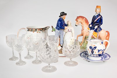 Lot 305 - A Staffordshire Pearlware Figure Group, circa...