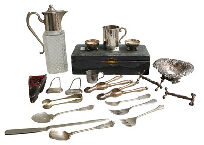 Lot 128 - A Collection of Assorted Silver and Silver...