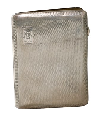 Lot 114 - A George VI Silver Cigarette-Case, by John...
