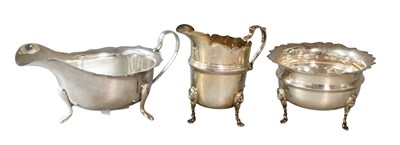 Lot 84 - A George V Silver Cream-Jug and Sugar-Bowl, by...