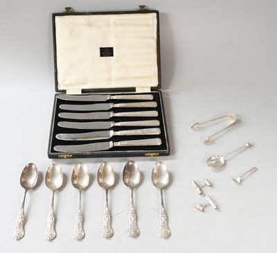 Lot 93 - A Collection of Assorted Silver Flatware,...
