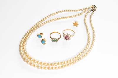 Lot 161 - A Small Quantity of Jewellery, comprising an...