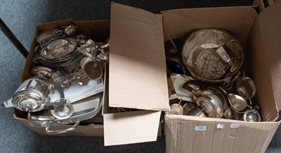 Lot 135 - A Large Collection of Assorted Silver Plate,...