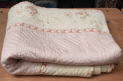 Lot 1011 - Late 19th Century Reversible Patchwork Quilt,...