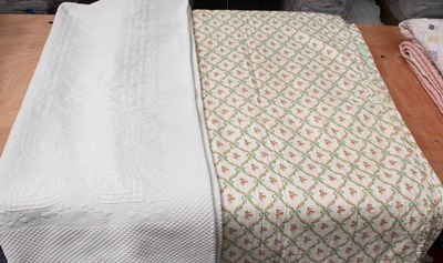 Lot 1010 - Early 20th Century Reversible Quilt comprisng...