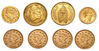Lot 308 - Assorted Miniature Gold Coins and Souvenir...