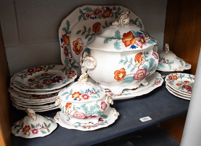 Lot 262 - An English Porcelain Part Dinner Service,...