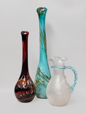 Lot 355 - A Boston & Sandwich Glass Champagne Jug,...