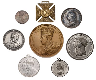 Lot 177 - A George V, WWI Peace Celebration Medal 1919,...