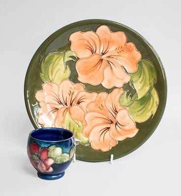 Lot 268 - A Walter Moorcroft Pottery Plate, "Coral...