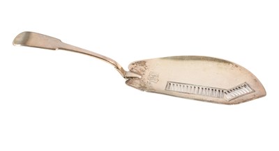 Lot 102 - A George III Silver Fish-Slice, by George...