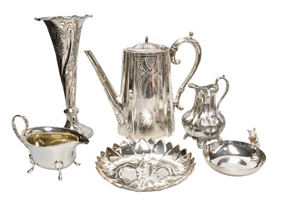 Lot 134 - A Quantity of Silver Plate, including two...