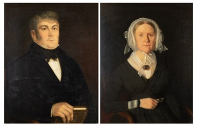 Lot 384 - British School (19th century) Portrait of a...