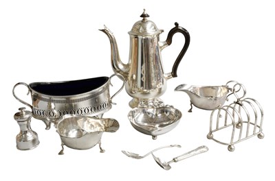 Lot 130 - A Collection of Assorted Silver and Silver...